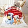 Bluey Friends Adventure Blanket Soft & Cozy Perfect for Picnics Office Bed for All Occasions Modern Style Unique Gift for Family and Friends Camping