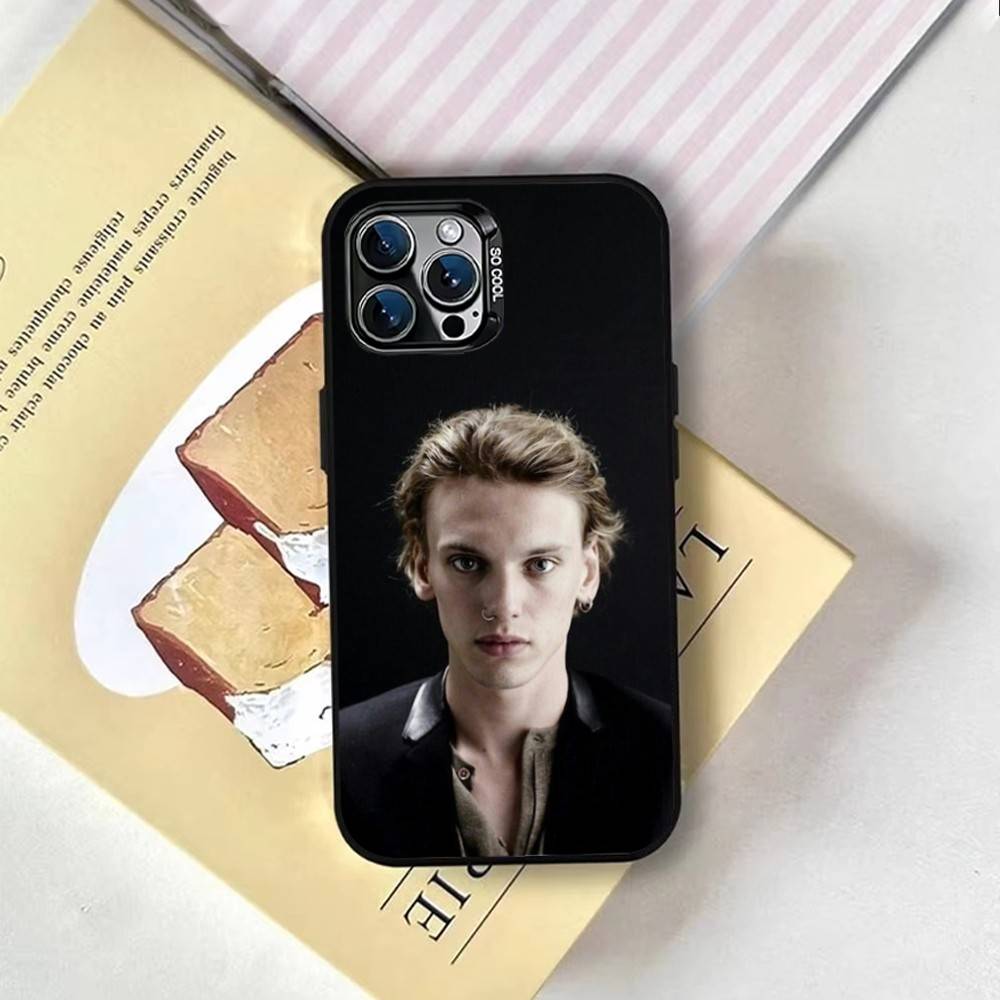 J-Jamie Campbell Bower Phone Case For iPhone 17,16,15,14,13,12,11 Plus,Pro Max,XS,Colorful Silver Black Cover