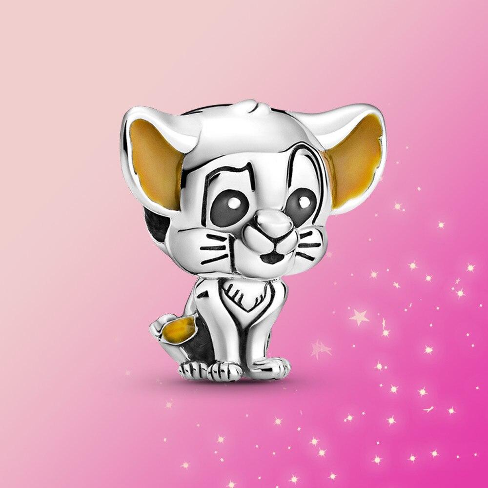 New 925 Silver Charm Lion King Charm Bead Pumbaa Bead Fit Original Fashion Bracelet Women Fashion Jewelry Gift