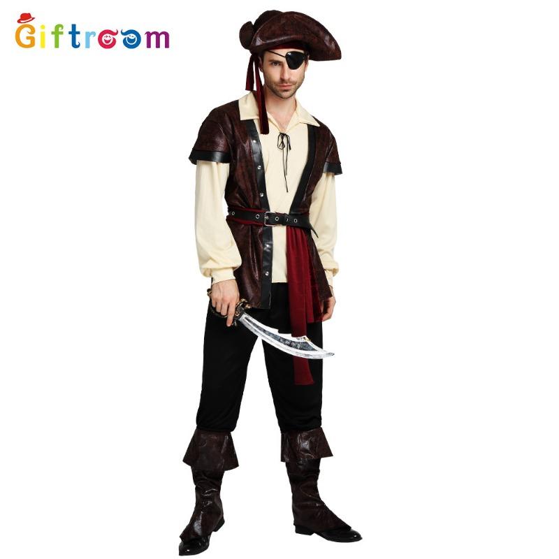 Halloween Carnival Party Baron Pirate New Pirate Costume Character Parody Costume