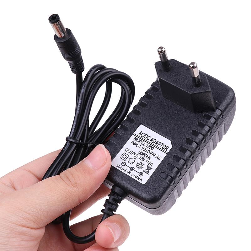 15V2A Ac 100V-240V Converter Adapter Dc 15V 2A 2000Ma Power Supply Eu Us Plug 5.5Mm X 2.1-2.5Mm