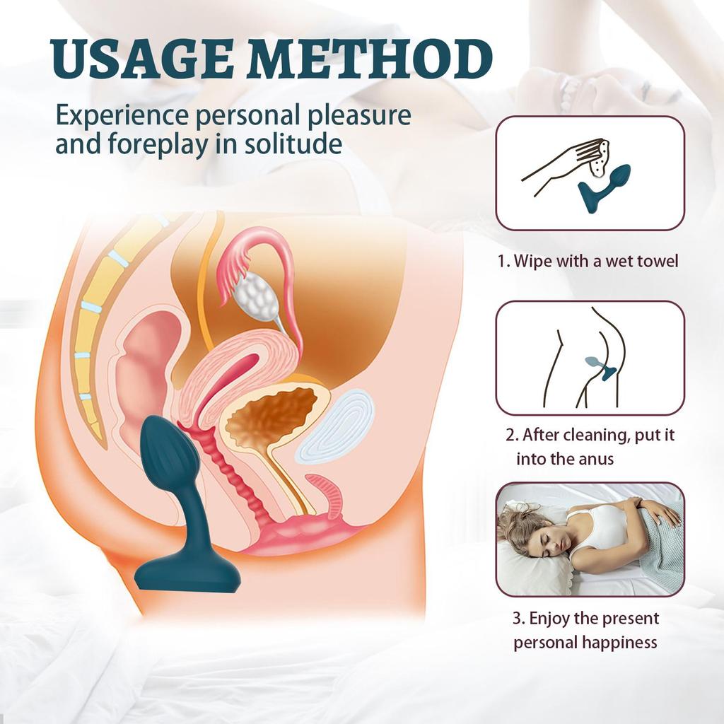 Anal Vibrator für Männer Frau Homosexuell Drahtlose Fernbedienung Anal Plug Silikon Vibratoren Dildo Prostata-massagegerät Butt Plug Sex Spielzeug