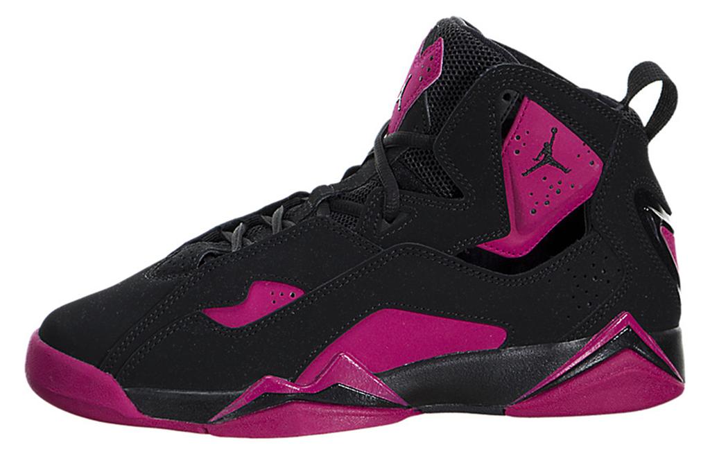 Jordan Air Jordan 7 Cuir de Vache Confortables Hautes Baskets de Basketball pour Enfants Adolescents 342774-006