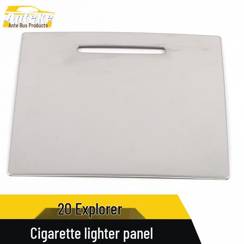2020 Explorer Center Console Cigarette Lighter Panel Ashtray Cover Sequin Sticker Accessory