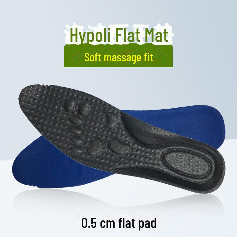 Haiboli Herre Lær Høydeøkende Innersåle - Komfortabel Pustende Lateks, 2cm/3cm/5cm Usynlig Løft