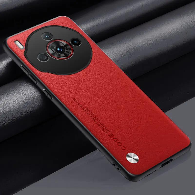 Do etui ZTE Nubia Z60s Pro Zwykła skóra PU Silikon TPU Miękka ochrona krawędzi Pokrowiec do Nubia Z60 S Pro Z60SPro Odporny na wstrząsy twardy zderzak