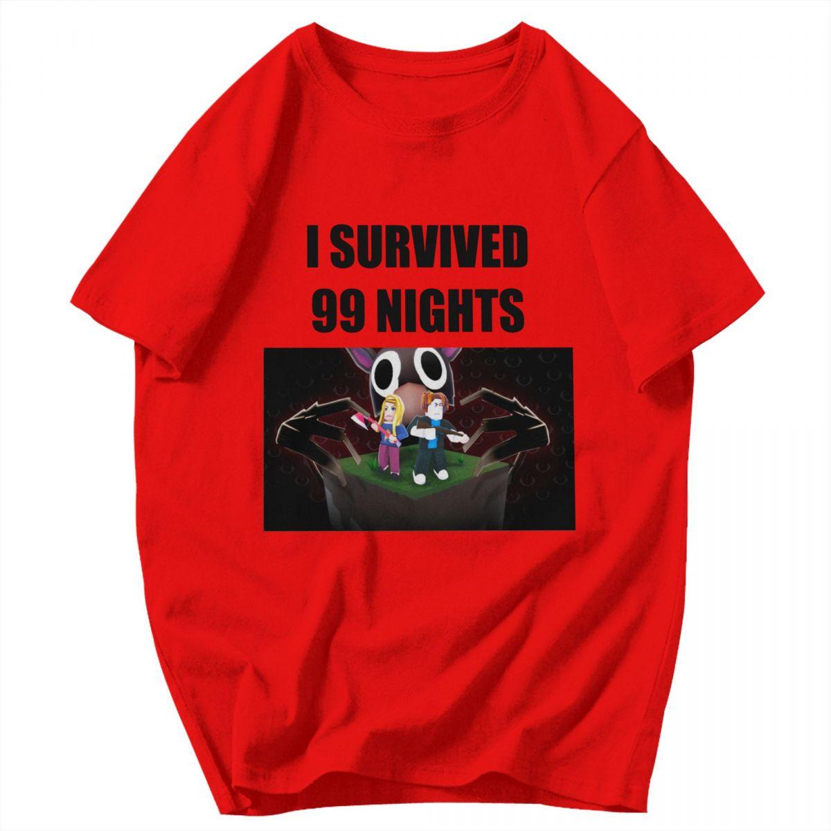 Men T Shirt 99 Nights In The Forest Game Awesome Cotton Y2K Graphic Oneck Unisex Tops T Shirts S