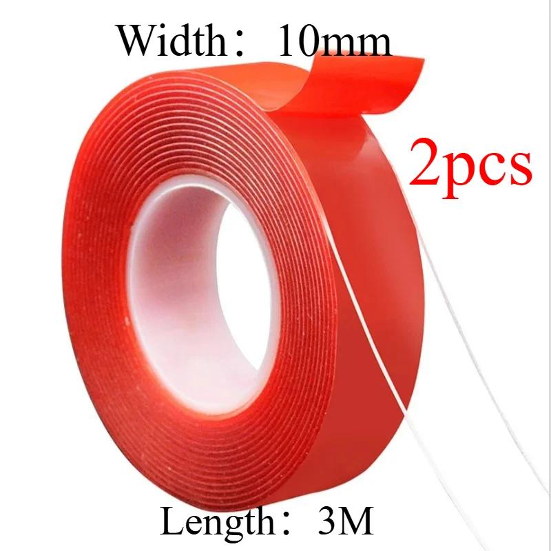Double Powerful Sided Tape  Transparent with HighTemperature Resistance No Marks Waterproof Acrylic Car Adhesion Strong Tape
