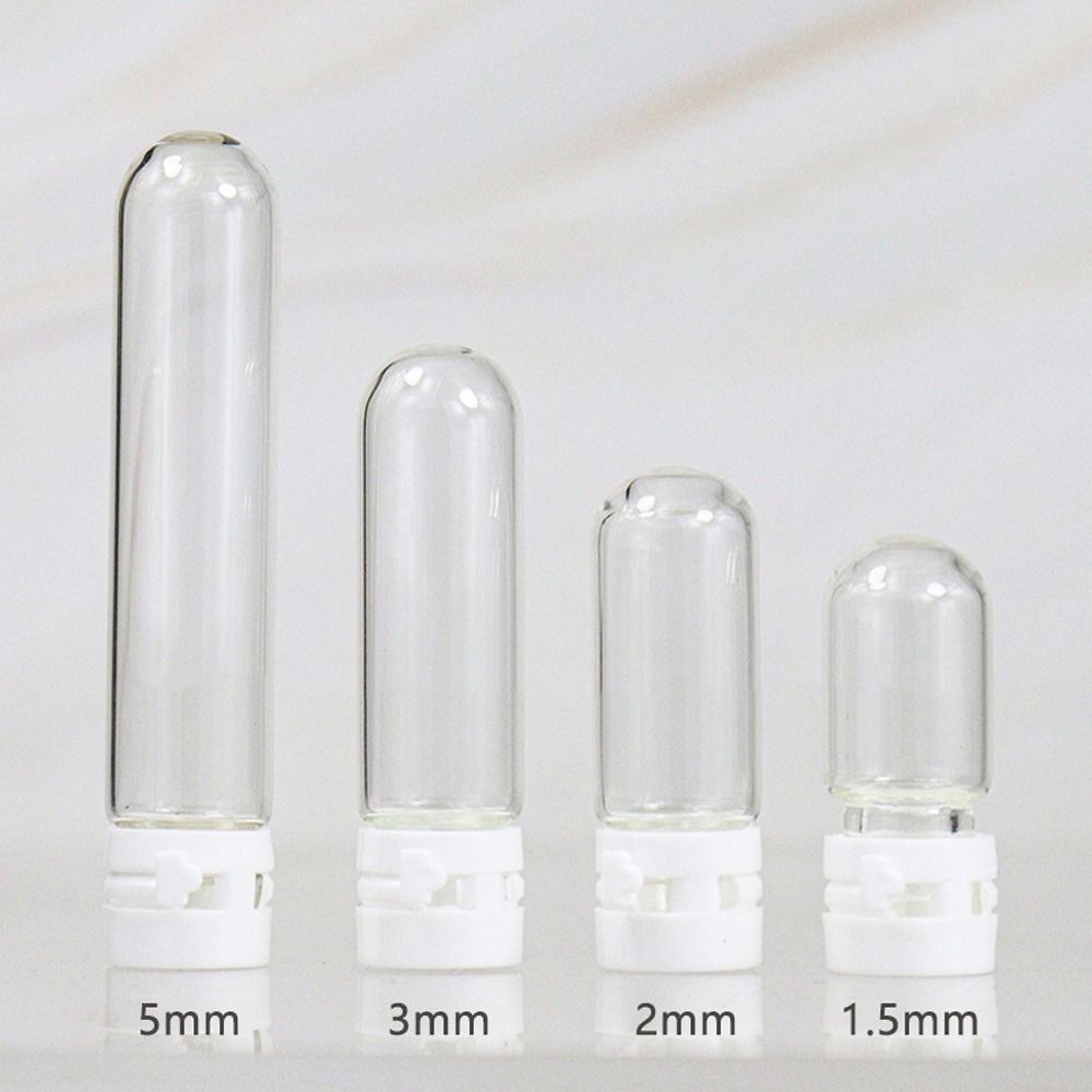 Essential Oil Bottle Round Bottom Bottle Perfume Bottle Mini Refillable Bottle Glass Test Tube