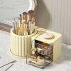 Large Capacity Rotating Pen Holder Desktop Drawer Makeup Organizer Stationery Box Case School Office Desk Storage Shelf