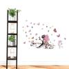 The New Butterfly Beautiful Faery Bedroom Waterproof Sitting Room Background Wall Stickers Can Be Removed