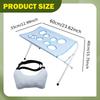 Dog Grooming Hammock Stand Mesh with Stable Iron Frame Breathable Tear Resistant