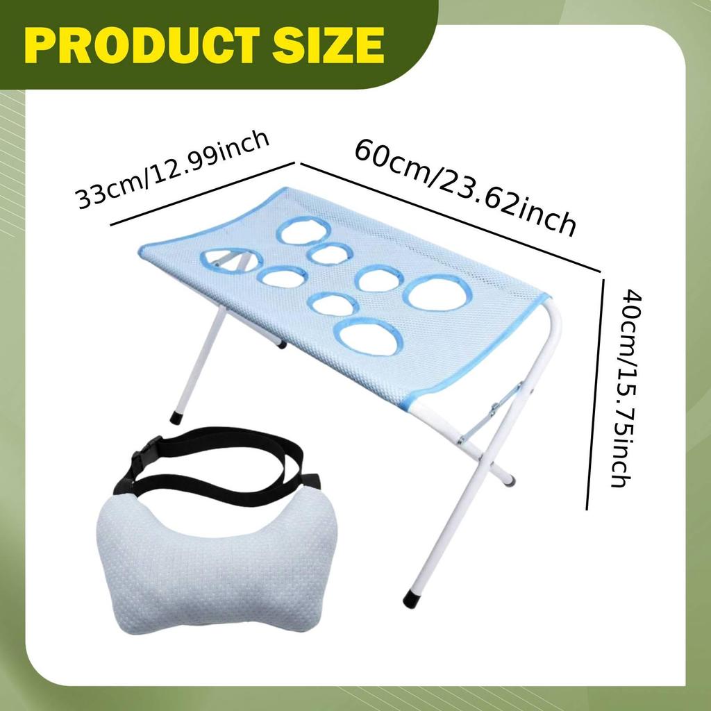Dog Grooming Hammock Stand Mesh with Stable Iron Frame Breathable Tear Resistant