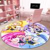 Pretty Cure Cartoon Round Rug Can Be Used To Decorate Living Rooms, Bedrooms, Sofas, and Playrooms; Non-slip Rug.26