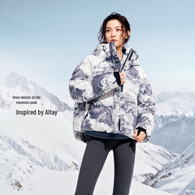 Tanboler Women's Short Hooded Goose Down Puffer Jacket