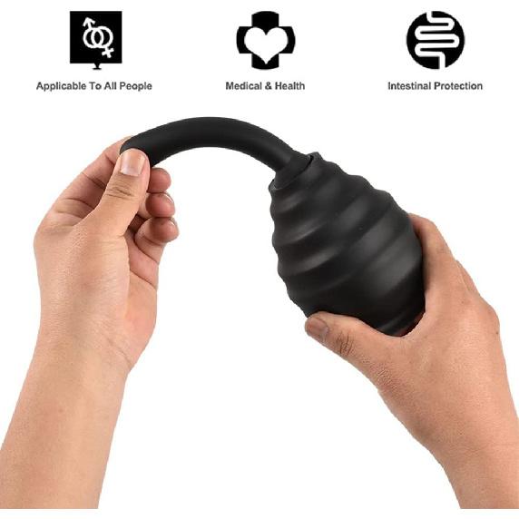 Silicone Enema Douche Back Court Intestinal Anus Adult Women's Washing Device for Men and Women Sex Care Couple Sex Toys
