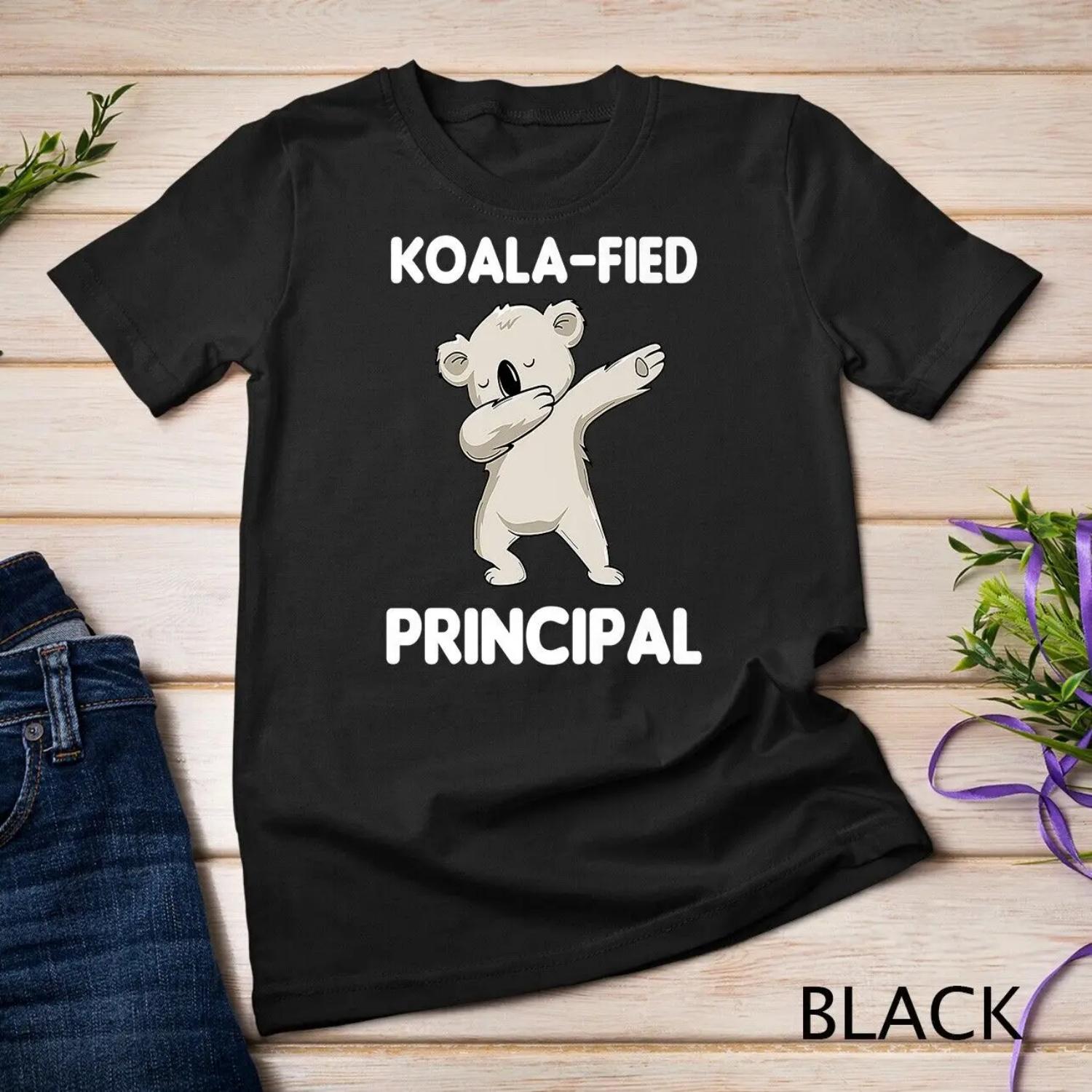 Funny Koalafied Principal Cute Dabbing Koala Appreciation Premium T shirt S