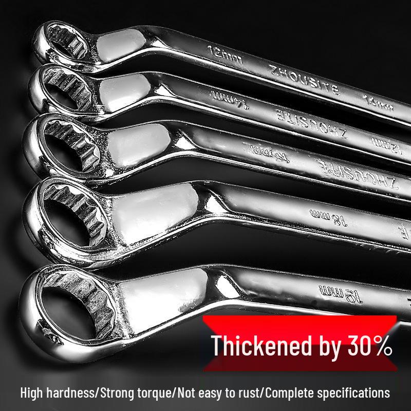Spline Combination Wrench Set: Double-Ended, Full Socket Set for Auto Repair