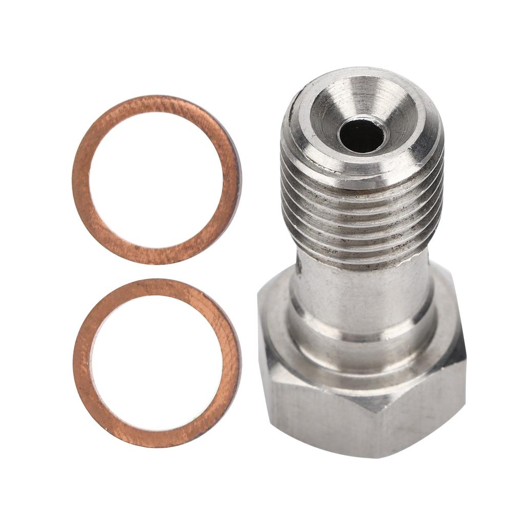 716inx20 UNF Banjo šroub z nerezové oceli 25mm adaptér pro uchycení dlouhé brzdy s 2ks podložek