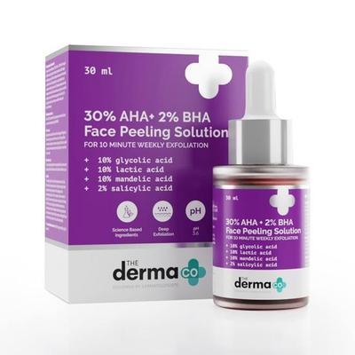 The Derma Co Repairing,Exfoliating 30% AHA + 2% BHA Face Peeling Solution- 30 Ml(dermaco)