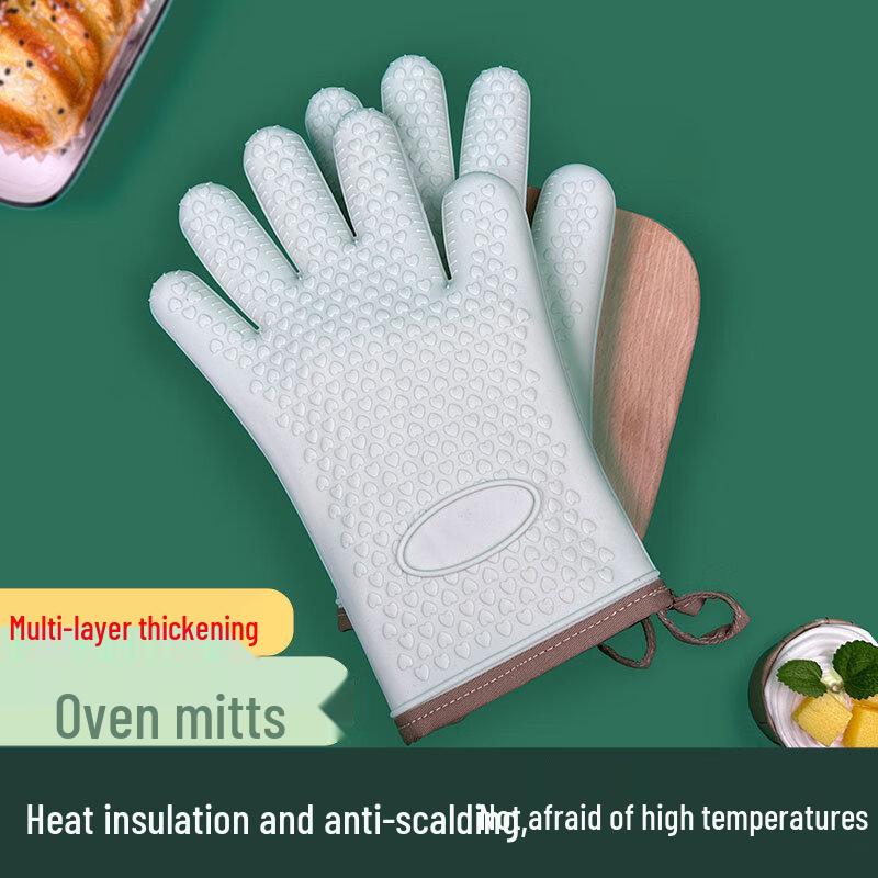 ZISIZ Silicone Heat Resistant Kitchen Glove