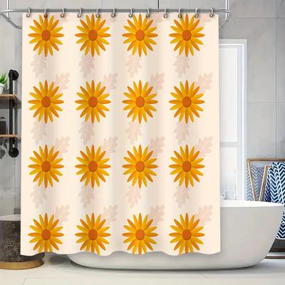 Brighten Your BathroomSunflower Shower Curtain for Home Decor Easy Installation In Various Sizes! Perfect Gift Idea!