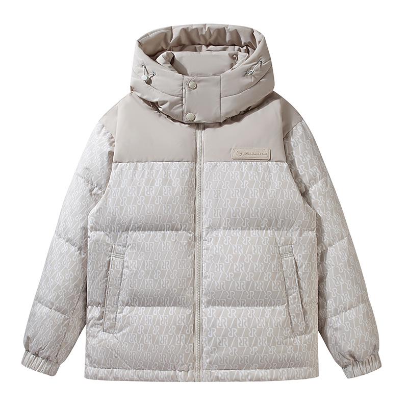 Couple Style Short Winter Down Jacket - Thick, Cold-Resistant, Hooded, 90% White Duck Down
