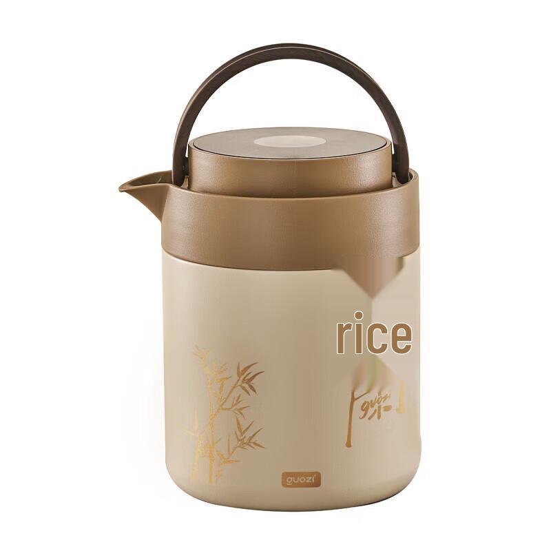 Guozi Large Capacity 316 Stainless Steel Insulated Braising Teapot