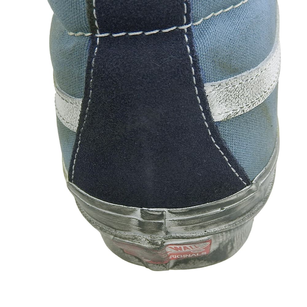 VANS Stressed Sk-8-Hi High-Top Sneakers, Men's, Blue and Navy, Size 11.2, 507452 shoes 10.5(US) Blue / navyUsed