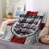 England national football logo Printed Flannel Blanket, soft throw for bedroom sofa, washable,soccer fan merchandise, great gift.