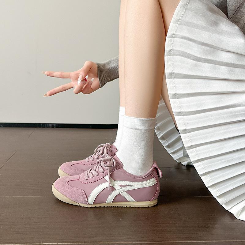 Star with the same 2025 new inner height increase silk color matching heels Forrest Gump shoes casual shoes women's German training shoes