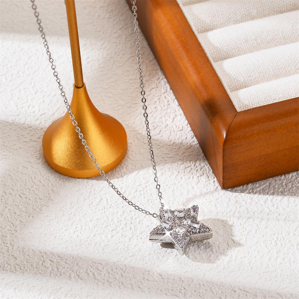 Simple Fashion Titanium Steel Women's Necklace - Non-fading, Luxurious, Versatile, Korean Style Clavicle Chain