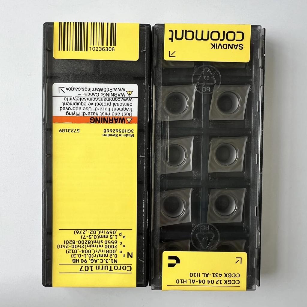 CCGX120404-AL H10 / Carbide CNC Blade Tool 10 Pcs