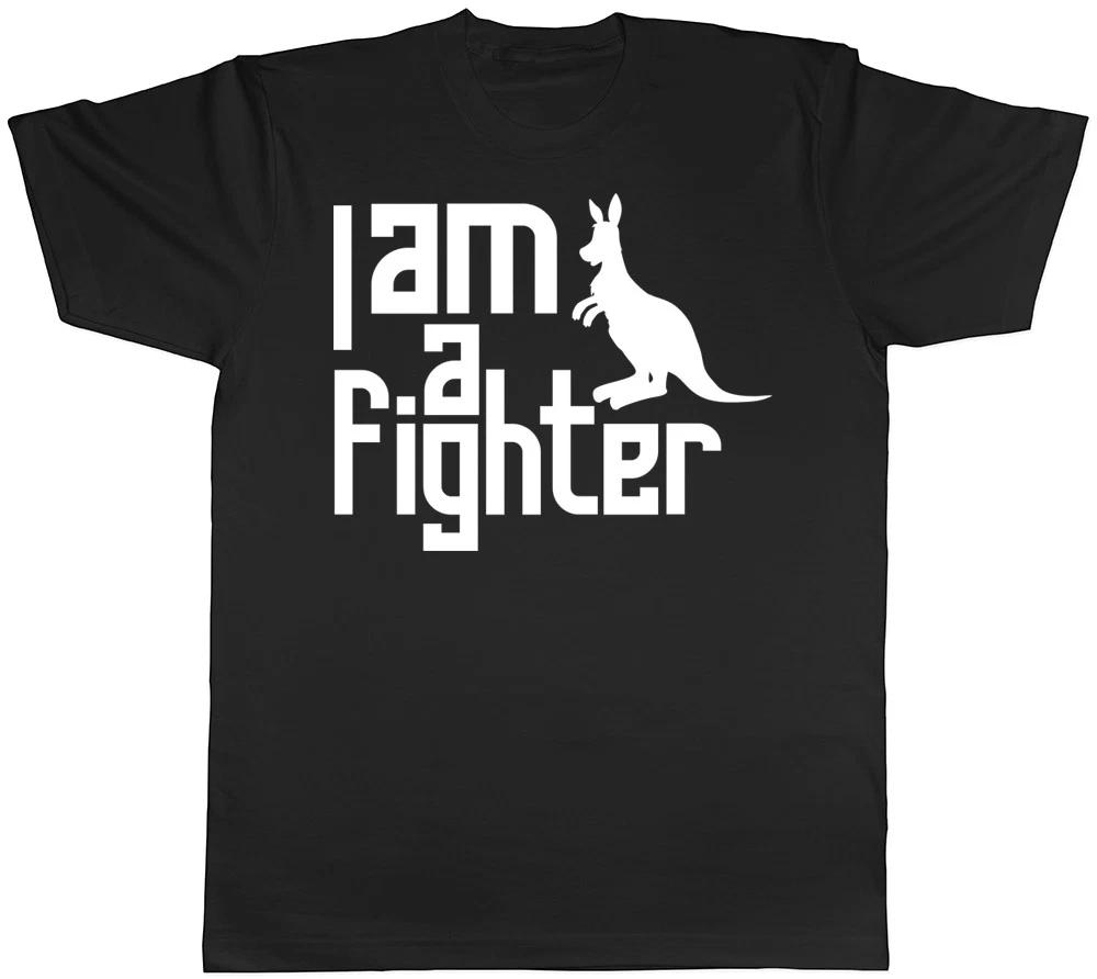 I am a Fighter Kangaroo Mens Womens Ladies Unisex T-Shirt XL