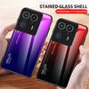 For Motorola Edge 50U X50U 50 Pro 50F 40 Neo 40 30U 30 20 Gradient Textured Glass Phone Case