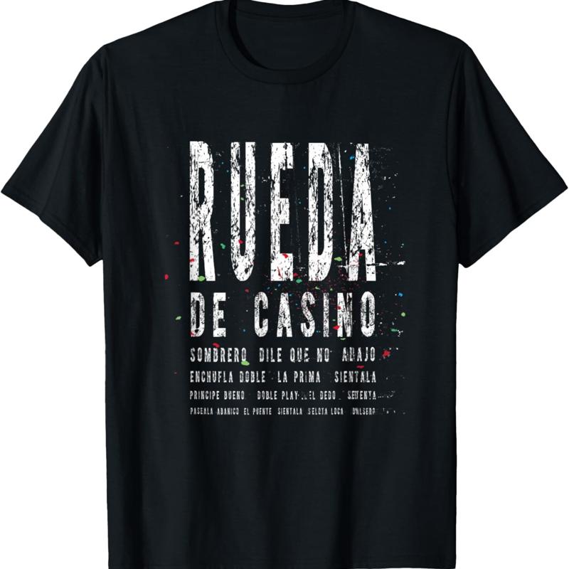 T-shirt de danse Casino Salsa Rueda S разноцветный