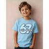 Summer Fashion Basic Six Seven 67 Print Kids T-Shirts Summer Street Short-Sleeve Outdoor Casual Tops for Boy and Girl's Tees Top