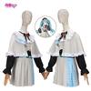 Miku Cosplay Hatsune Costume Set Poncho Role Play Gorgeous Skirt Halloween Party