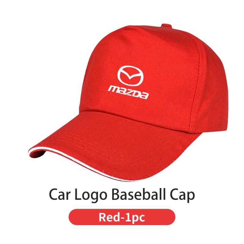 Car Baseball Cap Summer Outdoor Sun Hat Men Women Sports Hats Accessories For Mazda 3 6 CX5 CX3 CX7 MX5 MX30 CX30 CX50 RX8 CX70