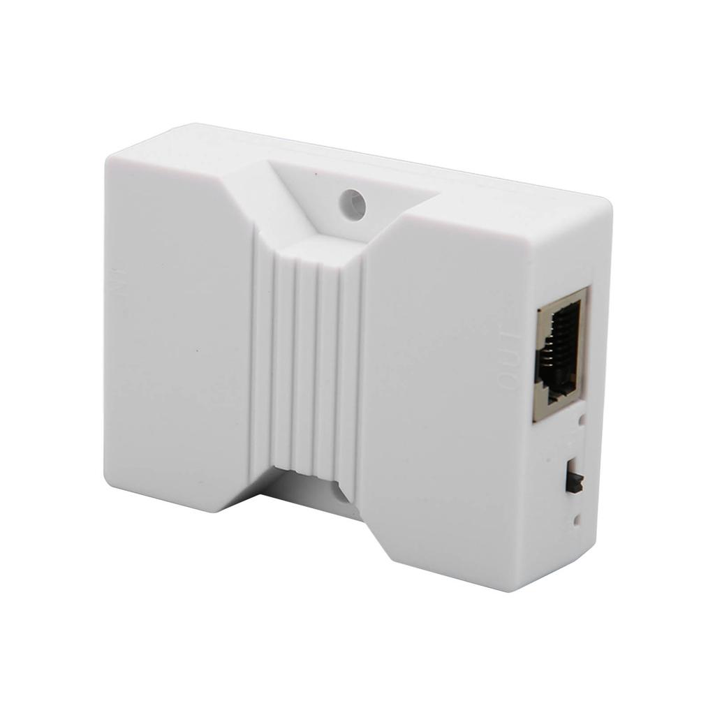 PoE Extender 10100M RJ45 Ports 656ft Range Plug and Paly Compact Ethernet Repeater for Security