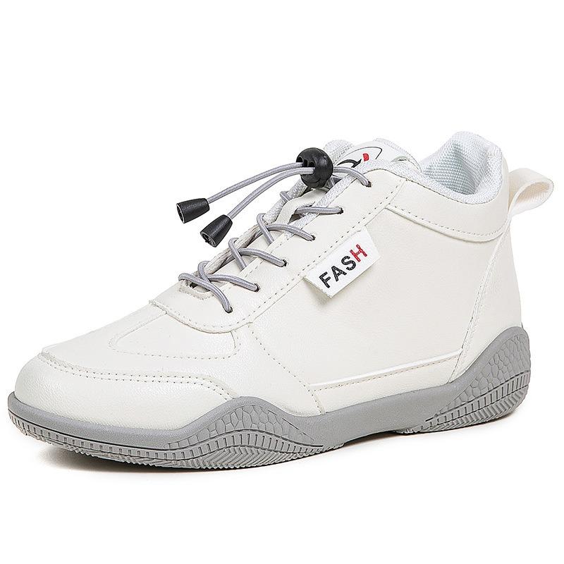 New autumn lightweight student casual shoes women's middle help versatile little white shoes wear-resistant women's sports shoes