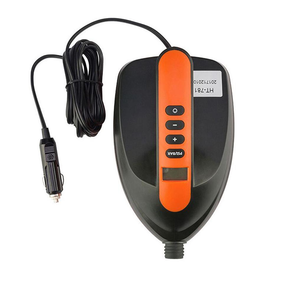 20/16 PSI Dual Stage Electric Air Pump Intelligent Inflatable Pump 12V 110W for Inflatable SUP Stand Up Paddle Surfing Board