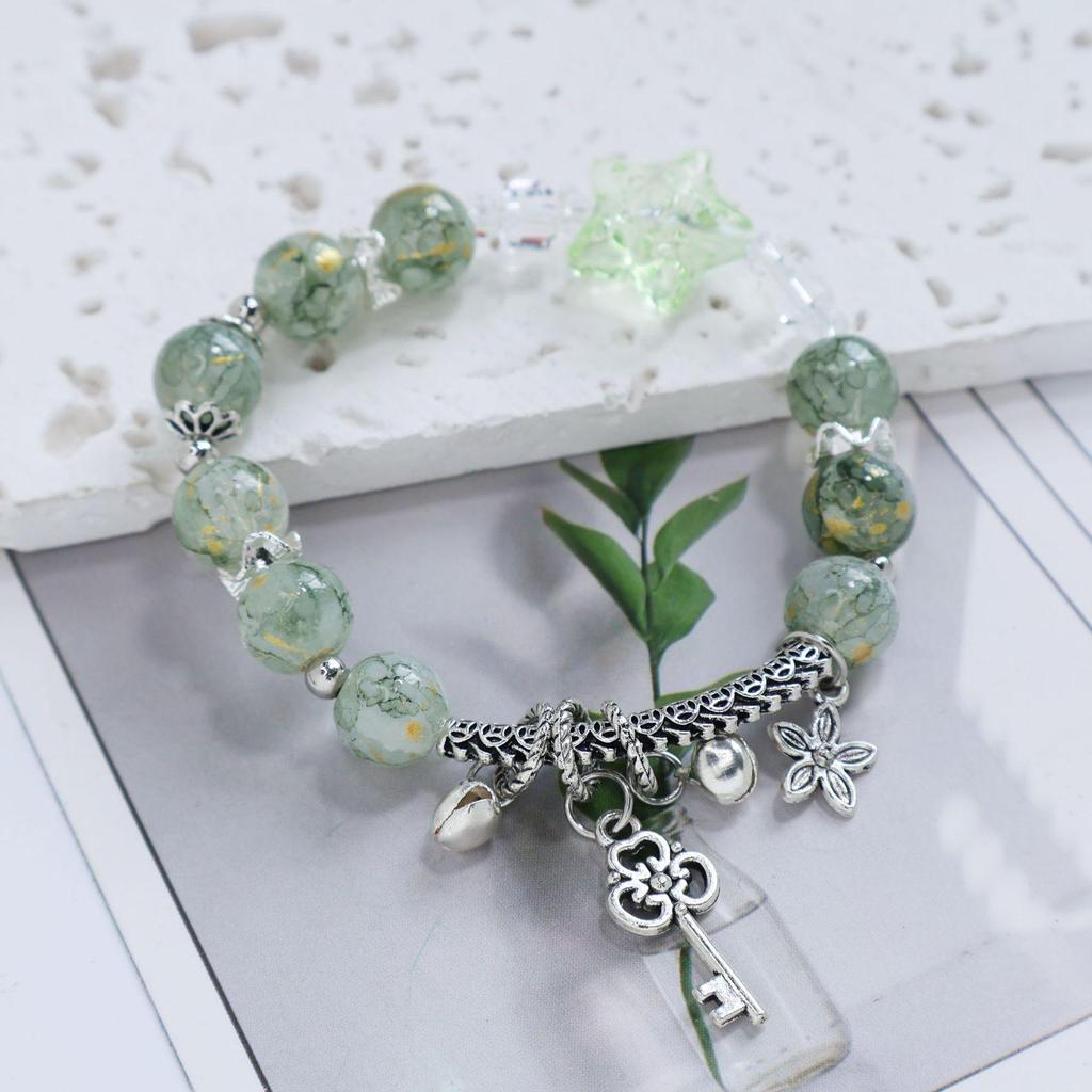 Mori Style Mermaid Crystal Bracelet – Versatile Niche Design for Women, Ideal for Students and Best Friends