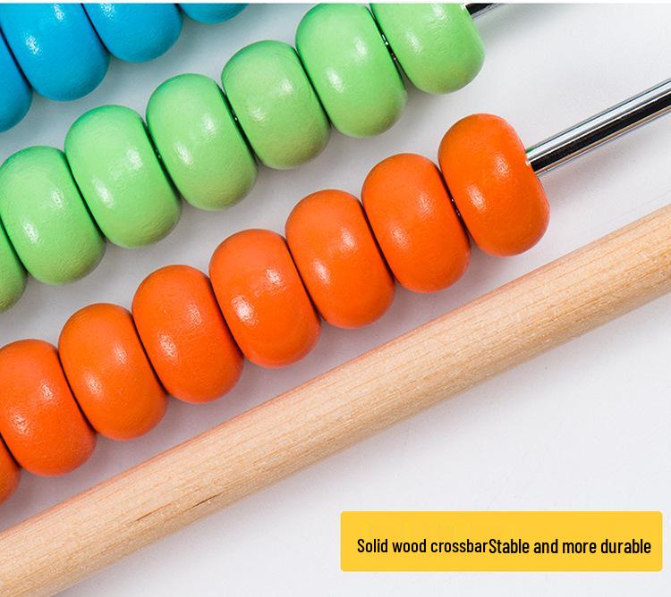 Children's Wooden Arithmetic Rack P0.72: Multifunctional Early Math Learning Tool