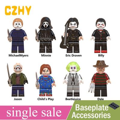 Minifigures Horror Movie TV Building Blocks Michael Myers Minnie Eric Toys for Children WM6075