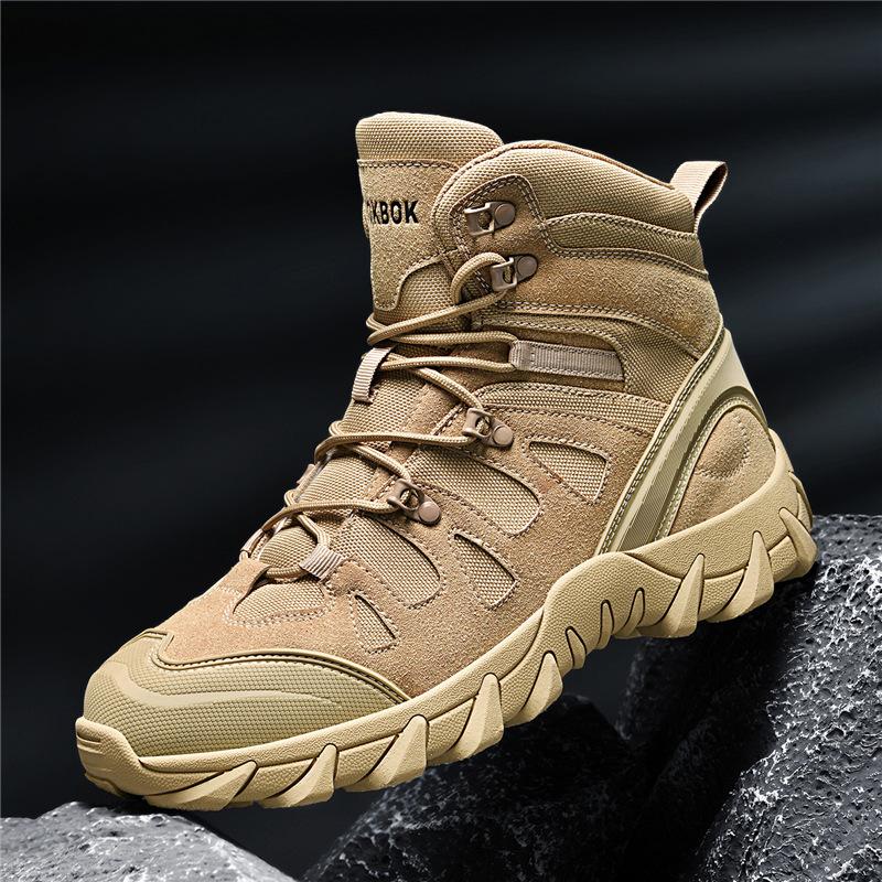 Outdoor Ultra-light Sand-proof Shoes Sports Breathable Boots Mountaineering Shoes Military Fans Hiking Tactical Boots Desert Boots