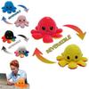 Soft And Adorable Double-sided Flip Reversible Octopus Plush Toy For Kids