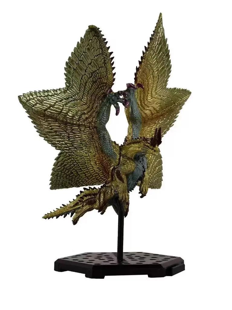 Genuine Scale Model Monster Hunter Rise of Dawn Series Male VALSTRAX Rathalos Nargacuga Velkhana Action Figure Toys
