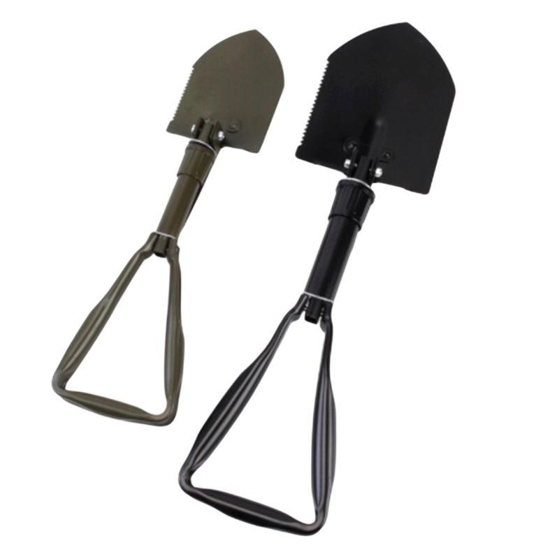 Foldable Multifunctional Engineer Shovel Thickened Outdoor Camping Tool Easy To Carry