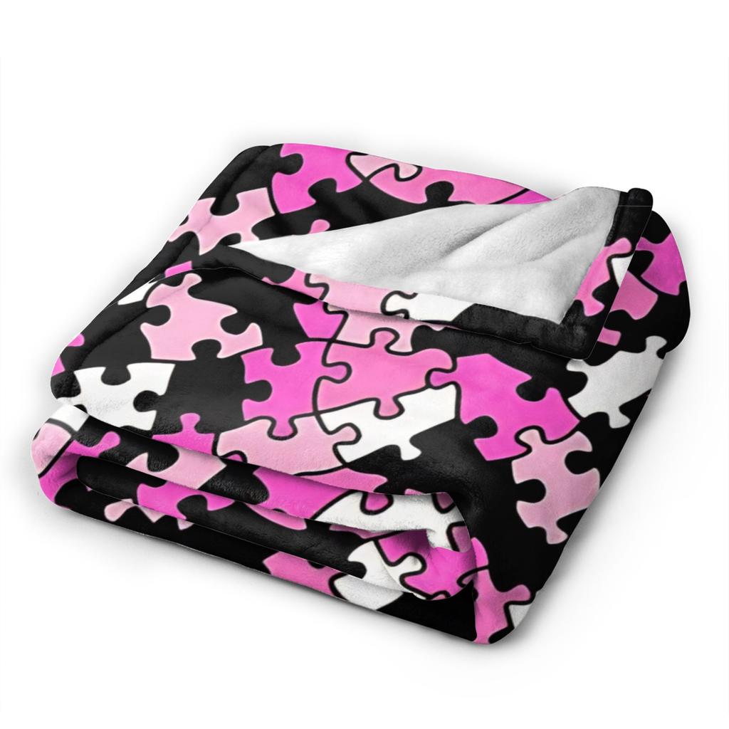 Puzzle Camouflage Pattern Flannel blankets Winter Super Soft Throw blanket for Kids Home Decor Bedspread Sofa Bed Cover